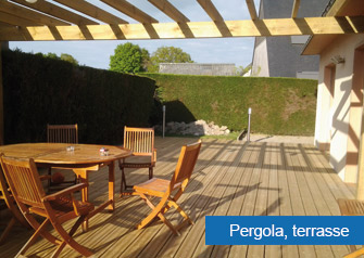 Menuiserie terrasse pergola chateaubriant